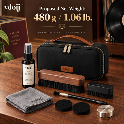 Premium Vinyl Cleaning Kit net weight graphic