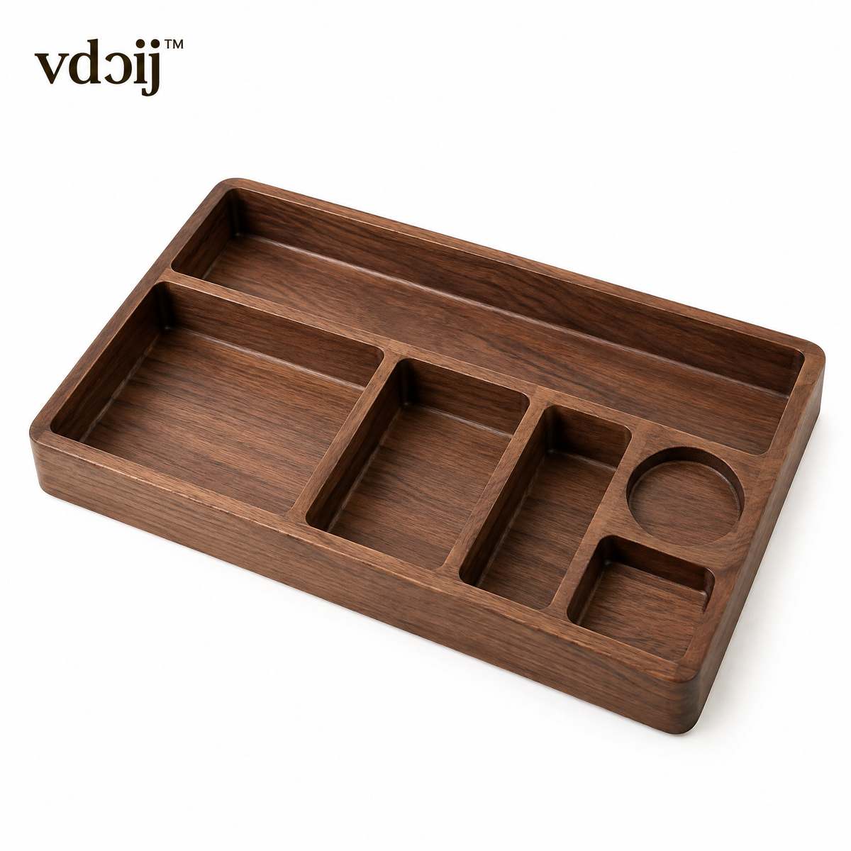 vdoij Desktop Record & Accessory Organizer dimensions