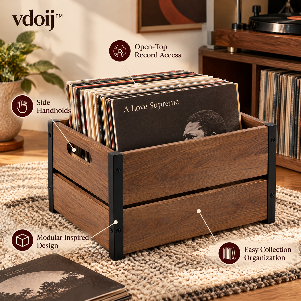 vdoij Wall-Mount Album Display Set feature image