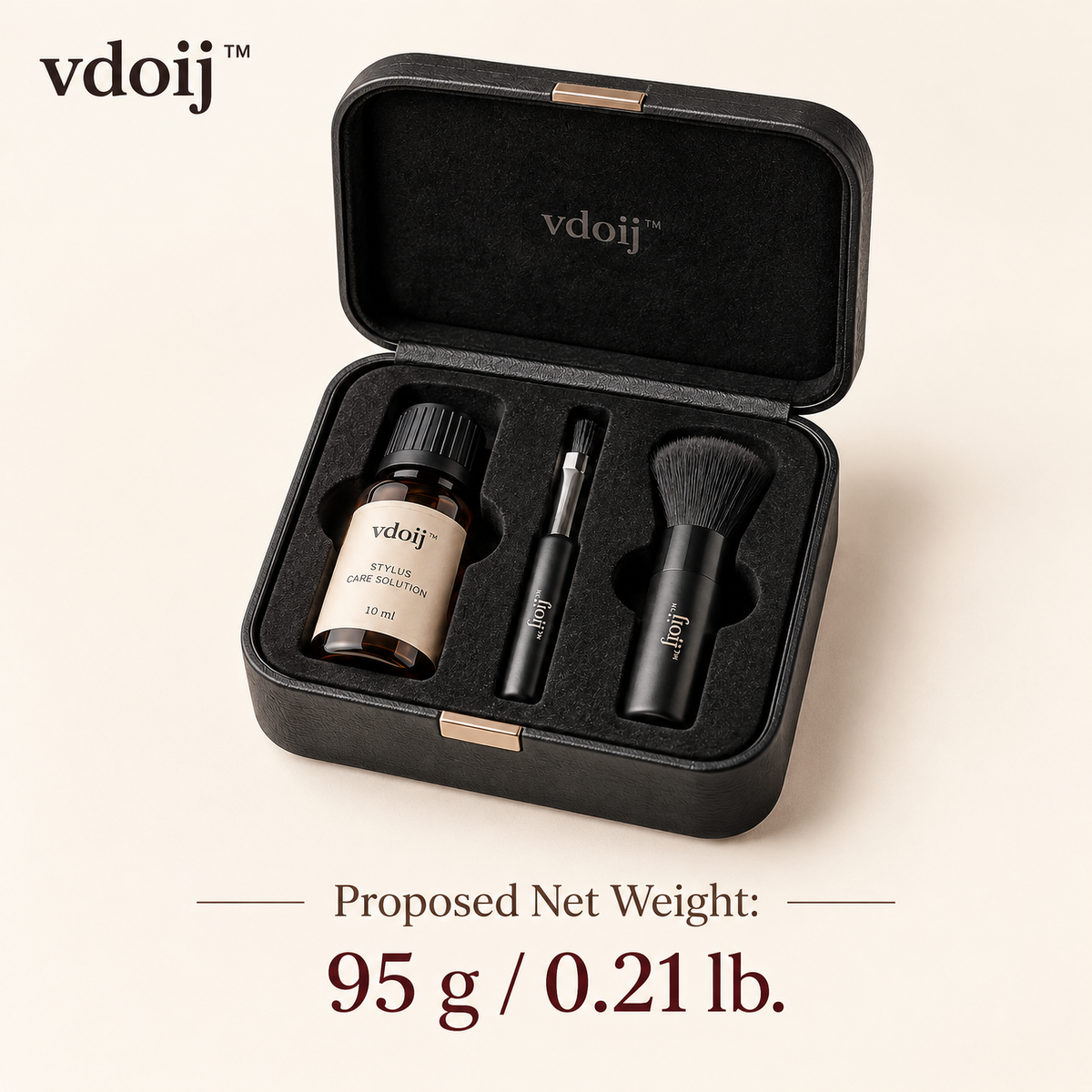 Stylus Care Essentials Kit net weight graphic