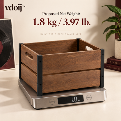 vdoij Wall-Mount Album Display Set dimensions